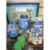 Image 2 : LOT OF EASTERN CLOISONNE PICTURE GINGER JAR ETC