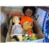Image 1 : STEIFF PUPPET AND 2 DOLLS