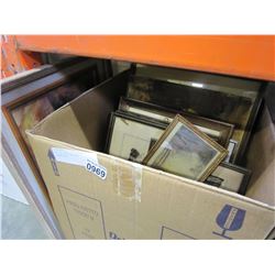 BOX OF PAINTINGS AND ENGRAVINGS