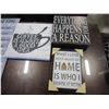 Image 2 : LOT OF INSPIRATIONAL WALL HANGING SIGNS