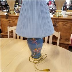 BLUE FLOWER TABLE LAMP