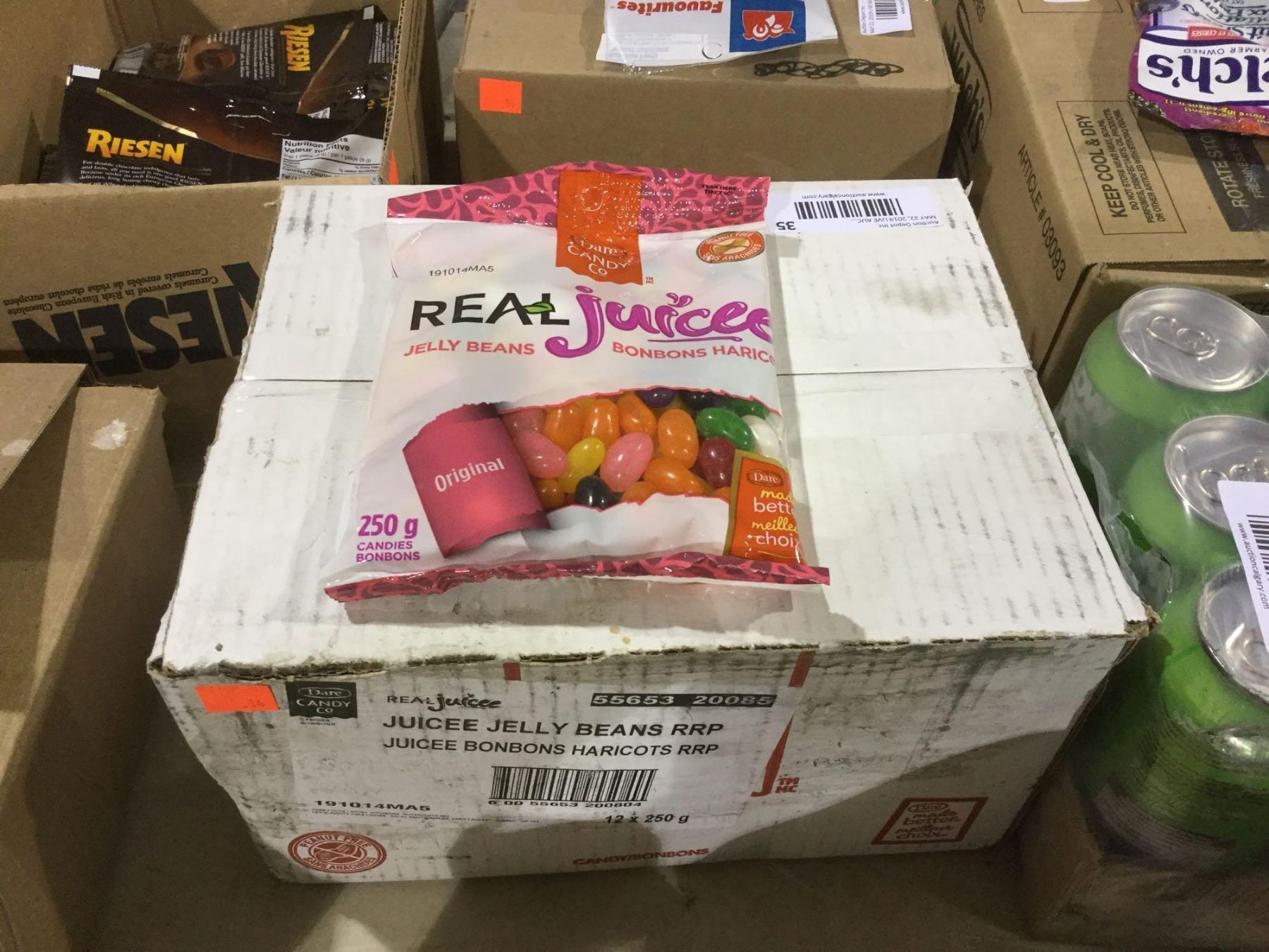 Case of Real Juice Jelly Beans (12 x 250g)