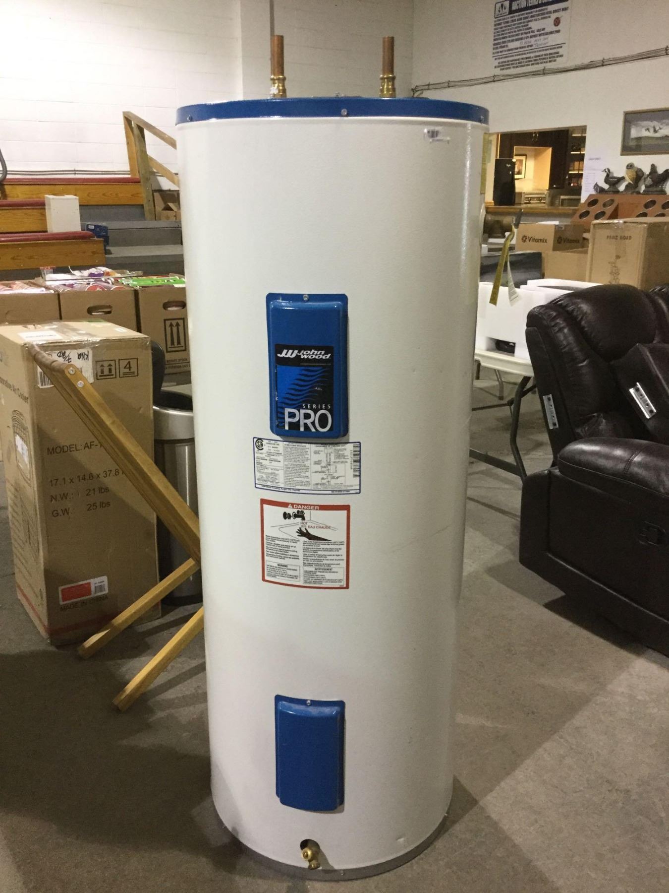 John Wood Pro Series Electric Hot Water Tank Model JW80SDE145 John Wood Pro Series Electric Hot Water Tank Model JW80SDE145
