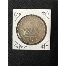 1949 CANADIAN SILVER DOLLAR