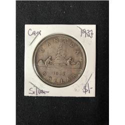 1937 CANADIAN SILVER DOLLAR