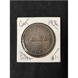 1936 CANADIAN SILVER DOLLAR