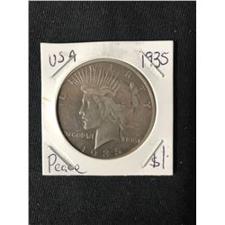 1935 USA PEACE SILVER DOLLAR