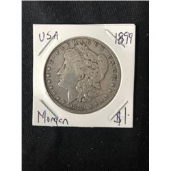 1899 USA MORGAN SILVER DOLLAR