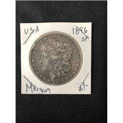1896 USA MORGAN SILVER DOLLAR (MINTED SAN FRANCISCO)