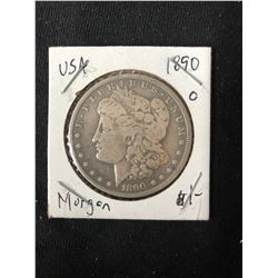 1890 USA MORGAN SILVER DOLLAR (MINTED NEW ORLEANS)