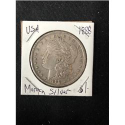 1888 USA MORGAN SILVER DOLLAR