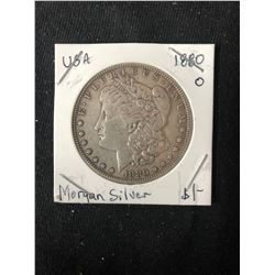 1880 USA MORGAN SILVER DOLLAR (MINTED NEW ORLEANS)