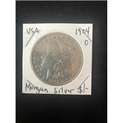 1904 USA MORGAN SILVER DOLLAR (MINTED NEW ORLEANS)