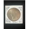 Image 1 : 1922 USA PEACE SILVER DOLLAR (MINTED SAN FRANCISCO)