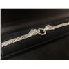 Image 1 : TOP RICH GREEN ROUND CUT EMERALD RUBY MARCASITE TIGER BRACELET (925 STERLING SILVER)