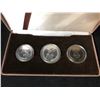 Image 2 : 1982 SEOUL KOREA OLYMPIC GAMES .999 SILVER COIN SET