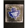 Image 1 : RED KELLY SIGNED MAPLE LEAFS HOCKEY PUCK