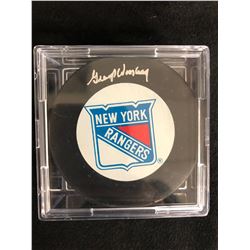 GUMP WORSLEY SIGNED RANGERS HOCKEY PUCK