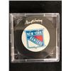 Image 1 : GUMP WORSLEY SIGNED RANGERS HOCKEY PUCK
