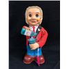 Image 1 : BOTTOMS UP! Vintage 1960's Tin Battery Operated Toy Man Drinking Scotch Whiskey Made in Japan