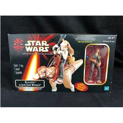 STAR WARS EPISODE ONE "KAADU & JAR JAR BINKS" FIGURE