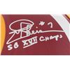 Image 2 : WASHINGTON REDSKINS MULTI SIGNED FOOTBALL HELMET (XVII SUPERBOWL CHAMPS)MARK RYPIEN "MVP" + MORE...