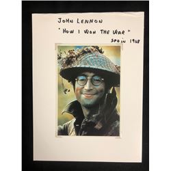 JOHN LENNON "HOW I WON THE WAR SPAIN 1968" PHOTO