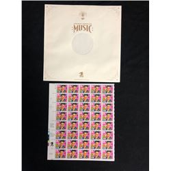 ELVIS PRESLEY UNCUT STAMPS SHEET (USA 29 CENTS)