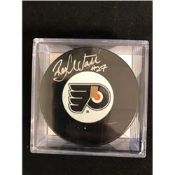 RON HEXTALL SIGNED FLYERS HOCKEY PUCK