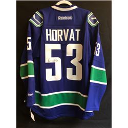 BO HORVAT SIGNED CANUCKS HOCKEY JERSEY