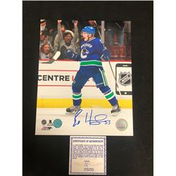 BO HORVAT SIGNED PHOTO (AJ SPORTS COA)