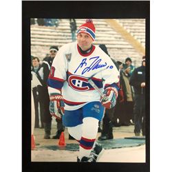 GUY LAFLEUR AUTOGRAPHED 8" X 10 COLOR PHOTO