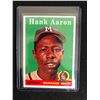 Image 1 : 1958 Topps #30 Hank Aaron