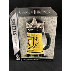 GAME OF THRONES COLLECTOR'S EDITION HOUSE BARATHEON SIGNATURE STEIN