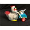 Image 1 : Vintage Kitsch Battery Operated Toy ME 603 Hen And Chickens Tin Litho (1960)