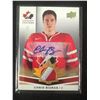 Image 1 : 2014-15 CHRIS BIGRAS Upper Deck Team Canada Juniors Auto Autograph Patch SP Rookie