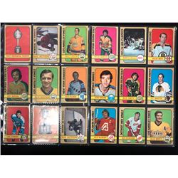 1972-73 O PEE CHEE HOCKEY CARD LOT