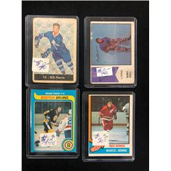 VINTAGE HOCKEY STARS CARD LOT