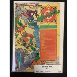 WHO'S WHO #15 (DC COMICS) 1986