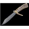 Image 1 : Montana Crow Elk Antler Knife c. 1900-1920