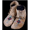 Image 2 : Flathead Beaded Moccasins 19th Century