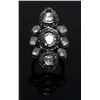 Image 19 : Art Deco Rose Cut & Table Cut Diamond Ring 1920's