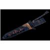 Image 9 : Great Falls Hand Forged Knife With Leather Sheath