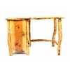 Image 1 : Rustic Hardwood Cedar Log Desk