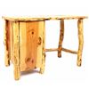 Image 2 : Rustic Hardwood Cedar Log Desk