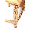 Image 8 : Rustic Hardwood Cedar Log Desk