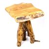 Image 7 : Rustic Hand Made Cedar Log End Table