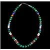Image 1 : Navajo T&R Singer Malachite Multistone Necklace