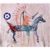 Image 10 : Sioux Pictorial Painted & Beaded Model Tipi c1890-