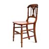 Image 2 : Quatersawn Oak Hand Carved Pair of Chairs